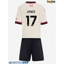 Maglie da calcio Liverpool Curtis Jones #17 Seconda Maglia Bambino 2025-26 Manica Corta (+ Pantaloni corti)